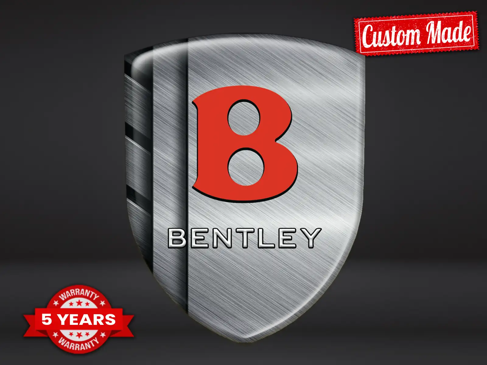 Bentley Emblema Con Relieve Alta Calidad Profesional Personalizable